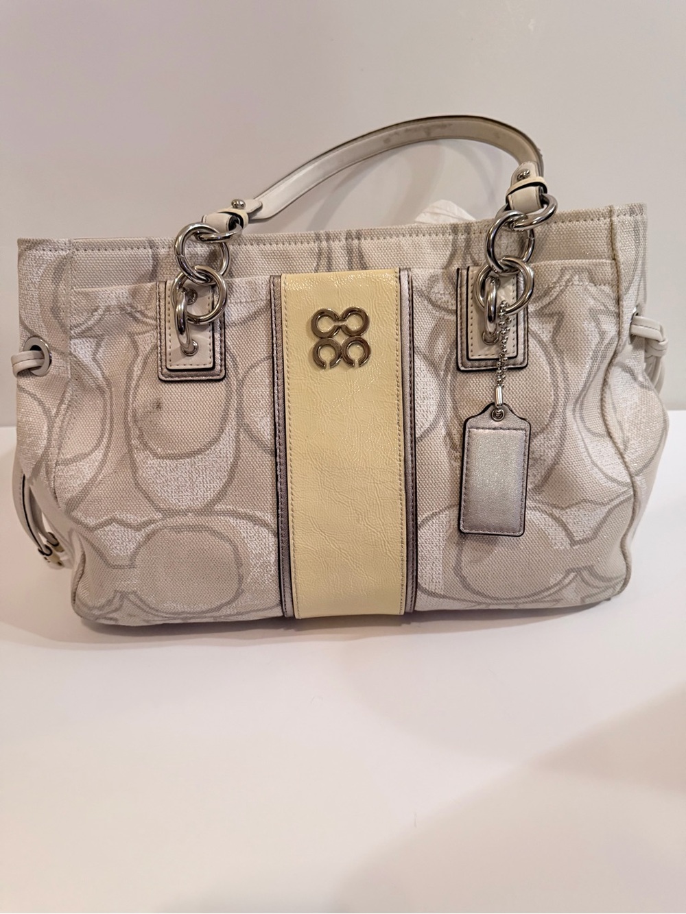 Coach Colette Cavas Signature Tote